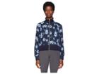 Kate Spade New York Athleisure Prairie Rose Ruffle Zip-up (adriatic Blue) Women's Clothing