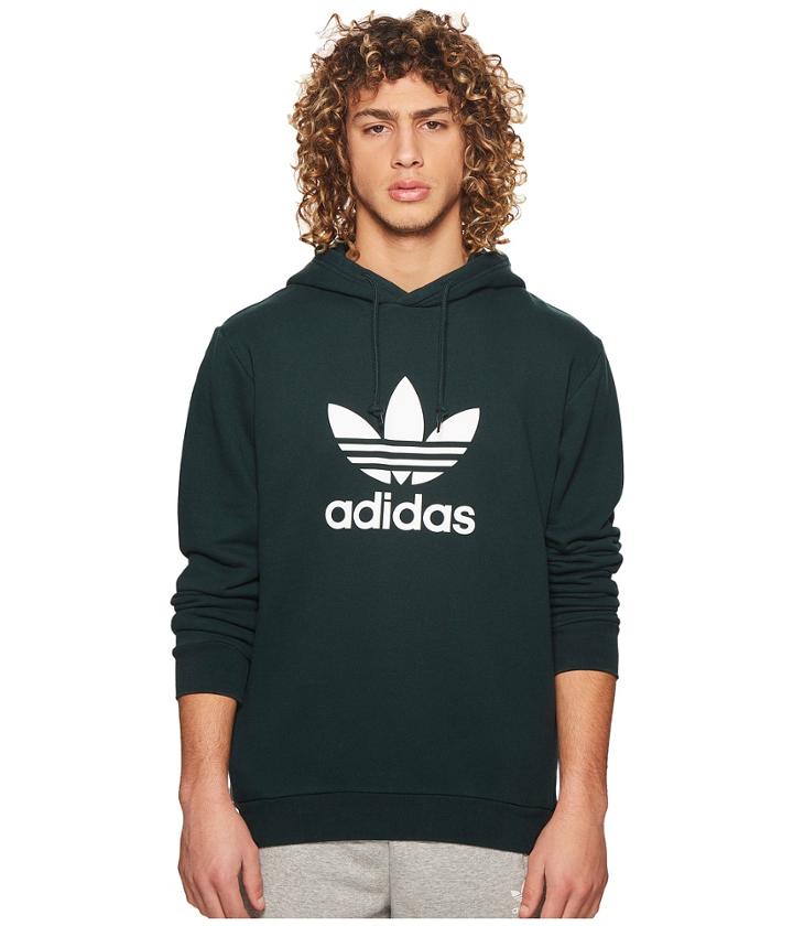 Adidas Originals Trefoil Hoodie (green Night 2) Men's Sweatshirt