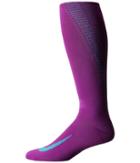 Nike Elite Running Lightweight Over The Calf (cosmic Purple/omega Blue/omega Blue) Knee High Socks Shoes