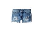 7 For All Mankind Kids Denim Shorts In Melbourne Sky (big Kids) (melbourne Sky) Girl's Shorts