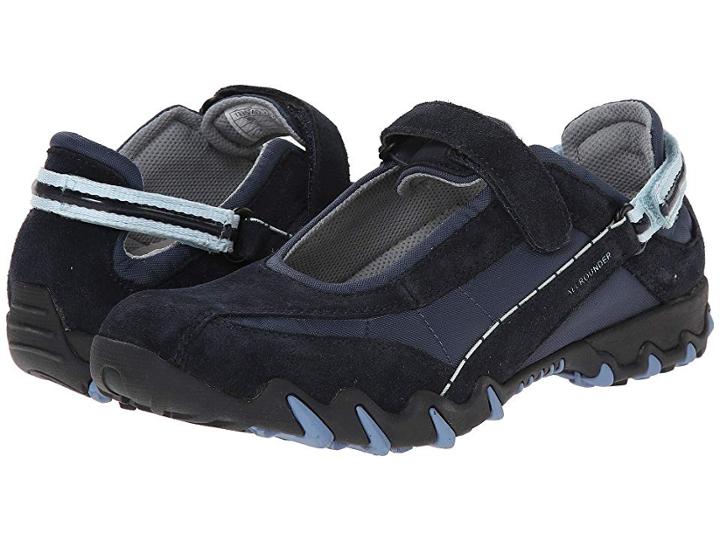 Mephisto Niro (dark Blue Suede/mesh) Women's Maryjane Shoes