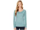 Marmot Eliza Long Sleeve (tide Pool Heather) Women's Long Sleeve Pullover