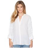 Nic+zoe Cliff View Top (paper White) Women's Clothing