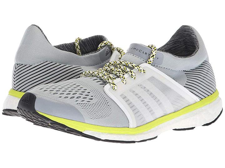 Adidas By Stella Mccartney Adizero Adios (eggshell Grey/footwear White/core Black) Women's Running Shoes