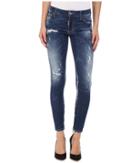 Dsquared2 Perfetto Wash Medium Waist Skinny Jeans In Blue (blue) Women's Jeans