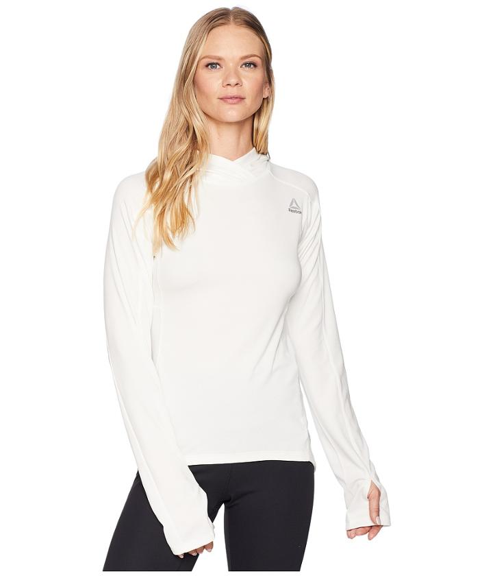 Reebok Combat Lightweight Hoodie (chalk) Women's Workout