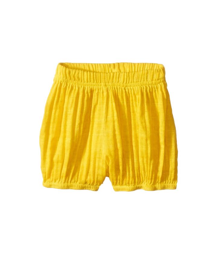 Nununu Muslin Yoga Shorts (infant/toddler/little Kids) (dusty Yellow) Kid's Shorts