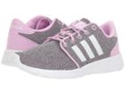 Adidas Cloudfoam Qt Racer (clear Lilac/white/clear Brown) Women's Running Shoes