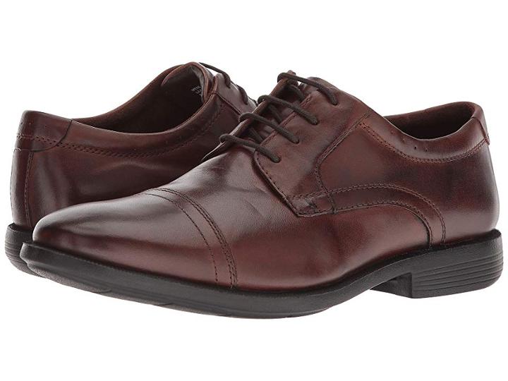 Nunn Bush Dixon Cap Toe Oxford With Kore Walking Comfort Technology (brown) Men's Shoes