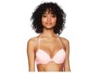 The Bikini Lab Solid Push-up Underwire Bikini Top (pink) Women's Swimwear
