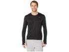Adidas Own The Run Long Sleeve Tee (black) Men's T Shirt
