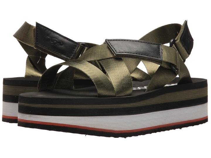 Rocket Dog Jarvis (olive Strapper) Women's Sandals