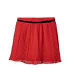 Kate Spade New York Kids Pleated Chiffon Skirt (toddler/little Kids) (studio Red) Girl's Skirt