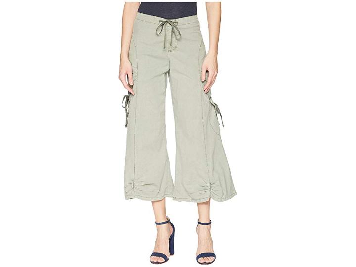Xcvi Cargo Gaucho Crop (deep Sage) Women's Capri