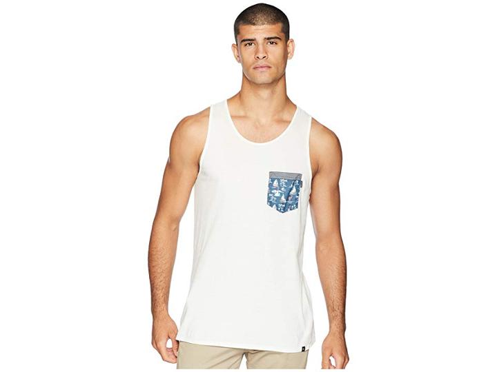 Rip Curl Pocketeer Heritage Pocket Tank Top (off-white) Men's Sleeveless