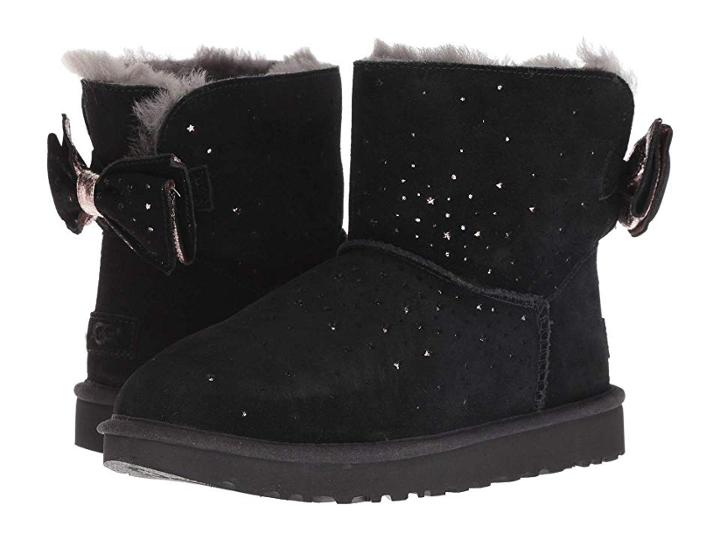 Ugg Stargirl Bow Mini (black) Women's Pull-on Boots