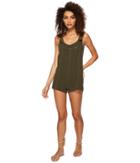 Rip Curl Classic Surf Romper (army) Women's Jumpsuit & Rompers One Piece
