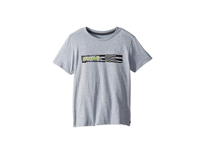 Volcom Kids Opbar Short Sleeve Tee (toddler/little Kids) (artic Blue) Boy's T Shirt