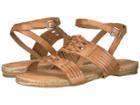 Cc Corso Como Pennisula (camel Brushed Leather) Women's Sandals