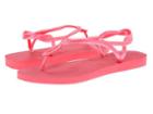 Havaianas Luna Flip Flops (neon Pink) Women's Sandals