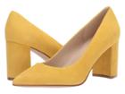 Marc Fisher Claire (yellow Suede) High Heels