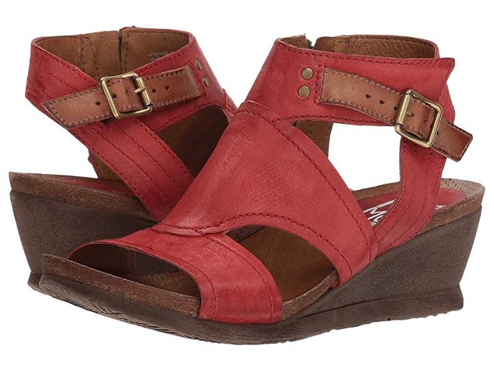 Miz Mooz Scout (tomato) Women's Wedge Shoes