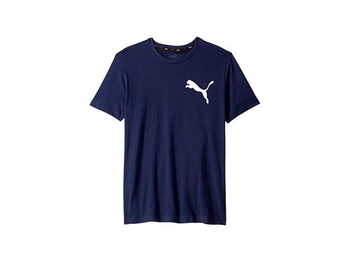 Puma Big Logo Tee (peacoat) Men's T Shirt