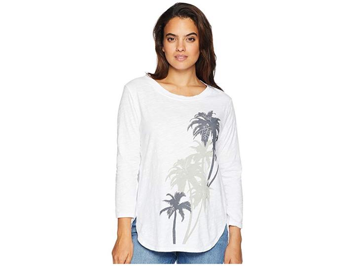 Fresh Produce Palm Eclipse Catalina Top (white) Women's Clothing