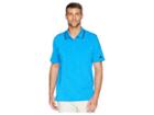 Adidas Golf Ultimate Heather Polo (bright Blue Heather) Men's Clothing
