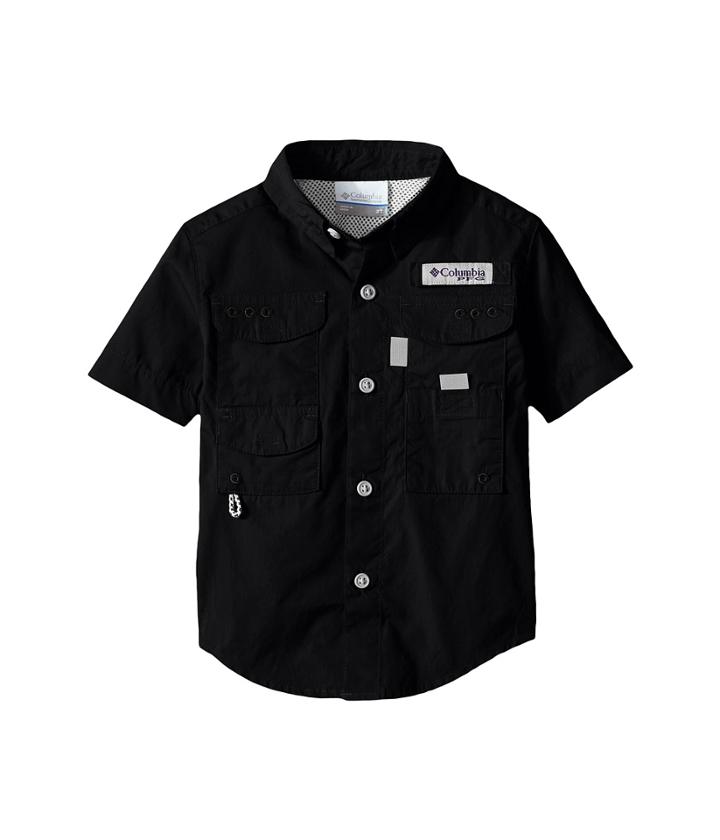 Columbia Kids Boneheadtm S/s Shirt (toddler) (black) Boy's Short Sleeve Button Up