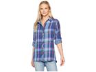 Mountain Khakis Townie Long Sleeve Shirt (twilight Plaid) Women's Clothing