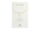 Dogeared Balance, Delicate Bar W/ Diamond Pearl Necklace (gold Dipped) Necklace