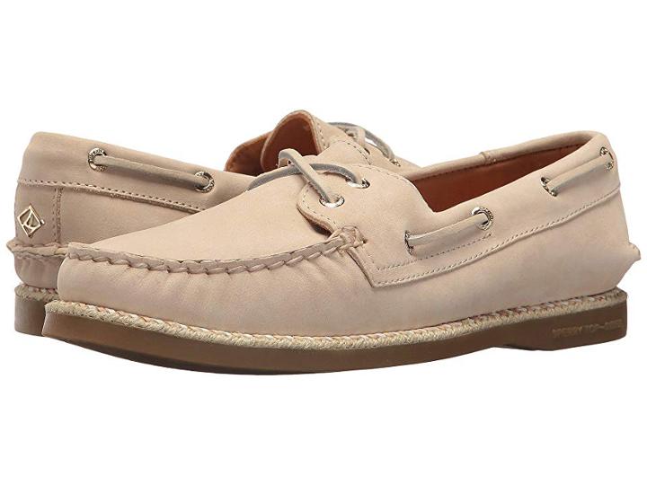 Sperry A/o 2-eye Braided Jute Welt (ivory) Women's Shoes