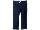 Janie And Jack Stretch Twill Pants (toddler/little Kids/big Kids) (blue) Boy's Casual Pants