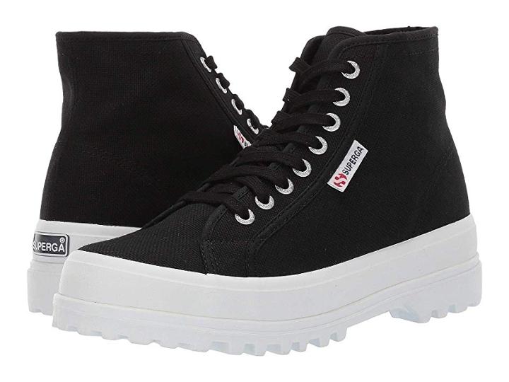 Superga 2553 Cotu (black/white) Women's Boots