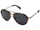 Celine Cl41374s (havana Gold/grey/blue) Fashion Sunglasses