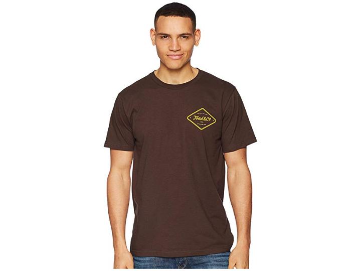 Toad&co Pint Half Full Short Sleeve Tee (bark) Men's T Shirt