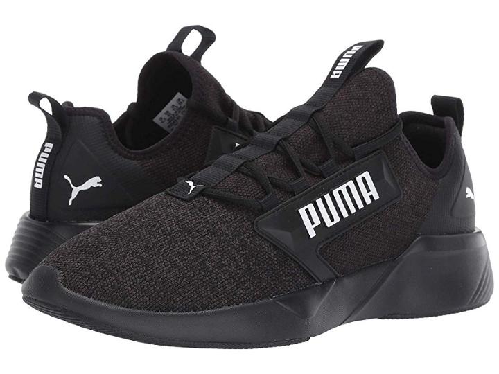 Puma Retaliate Knit (puma Black/puma White) Men's Shoes