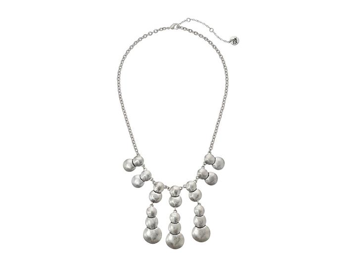 The Sak Layered Frontal 16 Necklace (silver) Necklace
