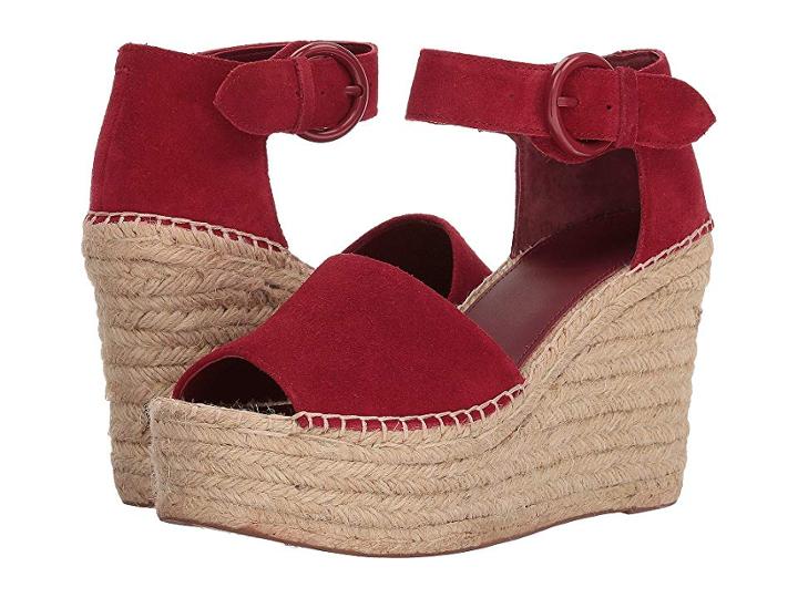 Marc Fisher Ltd Alida Espadrille Wedge (red Suede) Women's Shoes