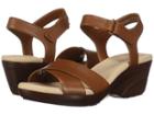 Clarks Lynette Deb (mahogany Leather) Women's Clog/mule Shoes