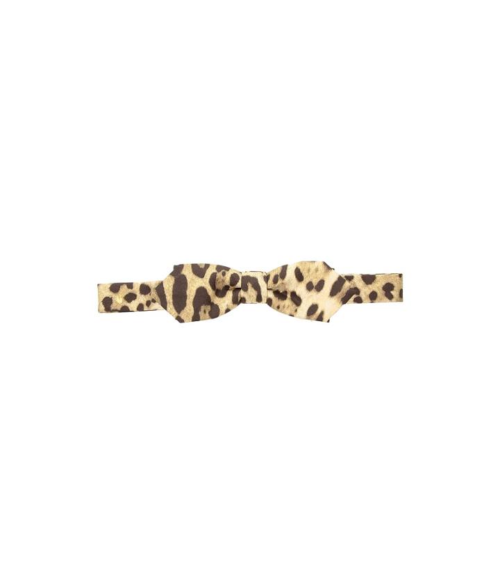 Dolce & Gabbana Leopard Bowtie (leopard Print) Ties