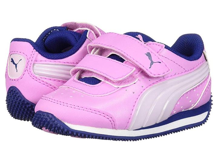 Puma Kids Speed Lightup Power V (toddler) (orchid/winsome Orchid/sodalite Blue) Girls Shoes