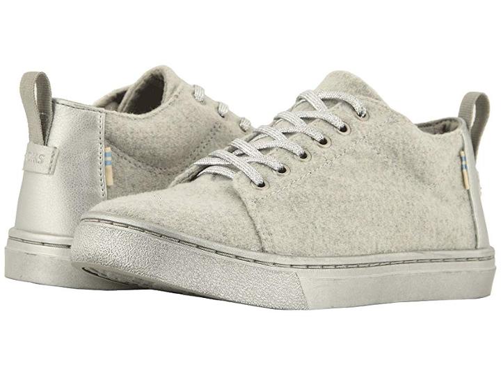 Toms Kids Lenny Mid (little Kid/big Kid) (drizzle Grey Felt) Girl's Shoes