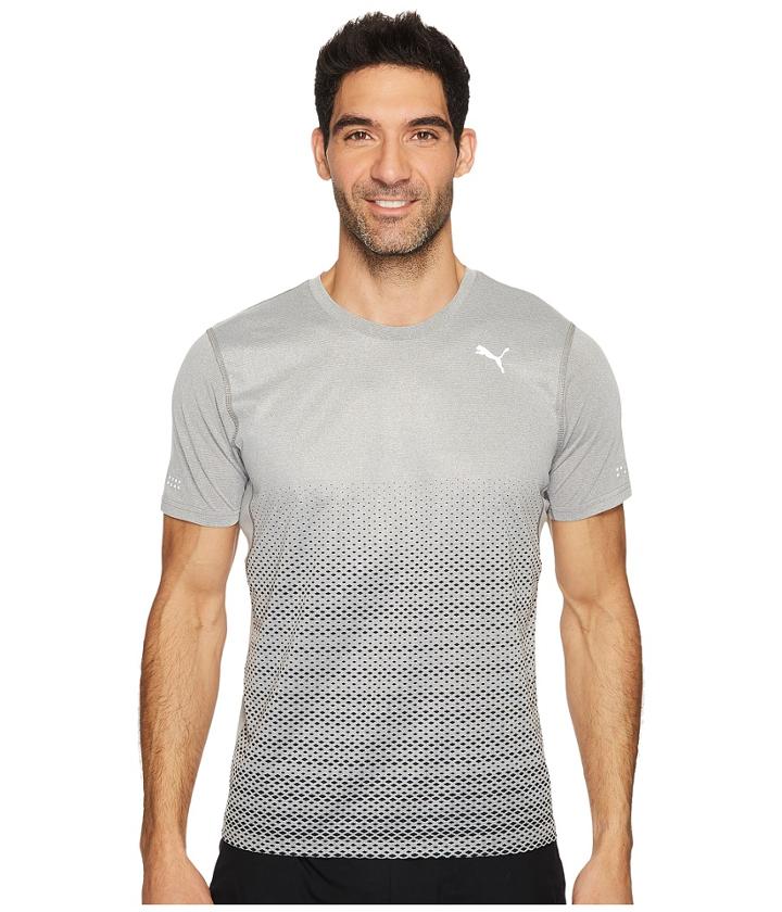 Puma Graphic Short Sleeve Tee (medium Gray Heather) Men's T Shirt