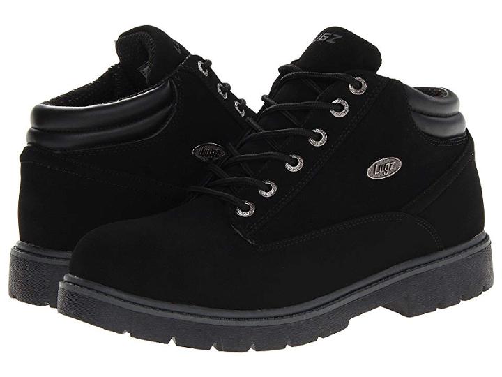 Lugz Monster Mid (black/charcoal Durabrush) Men's Lace Up Casual Shoes