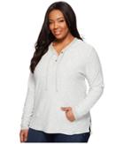 Columbia Plus Size Easygoing Hoodie (flint Grey) Women's Sweatshirt