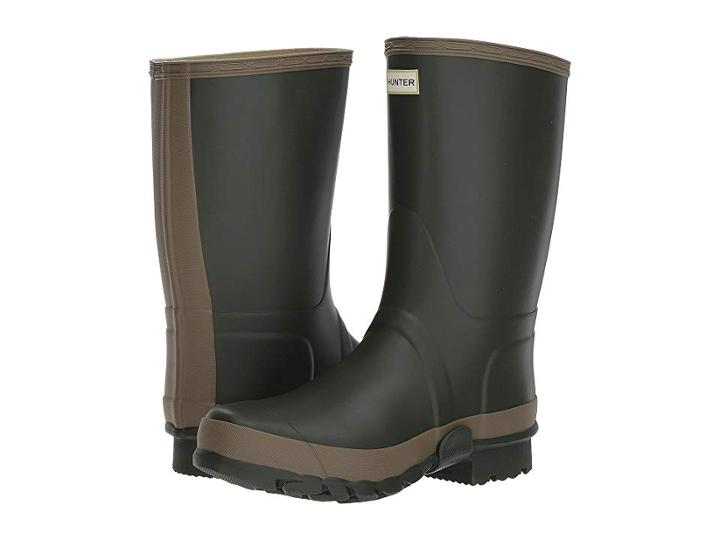 Hunter Field Gardener Boot (dark Olive/clay) Men's Boots