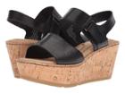 Born Mae (black Full Grain Leather) Women's Wedge Shoes