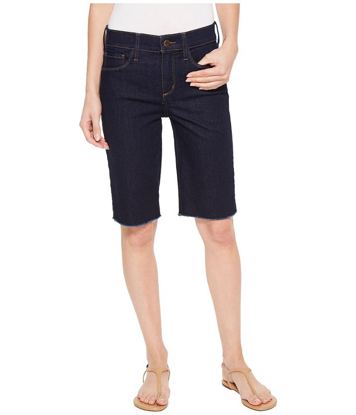 Nydj Briella Shorts W/ Fray Hem In Rinse (rinse) Women's Shorts